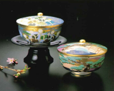 宮中の花の歳時記煎茶茶碗Co（12か月シリーズの茶碗）